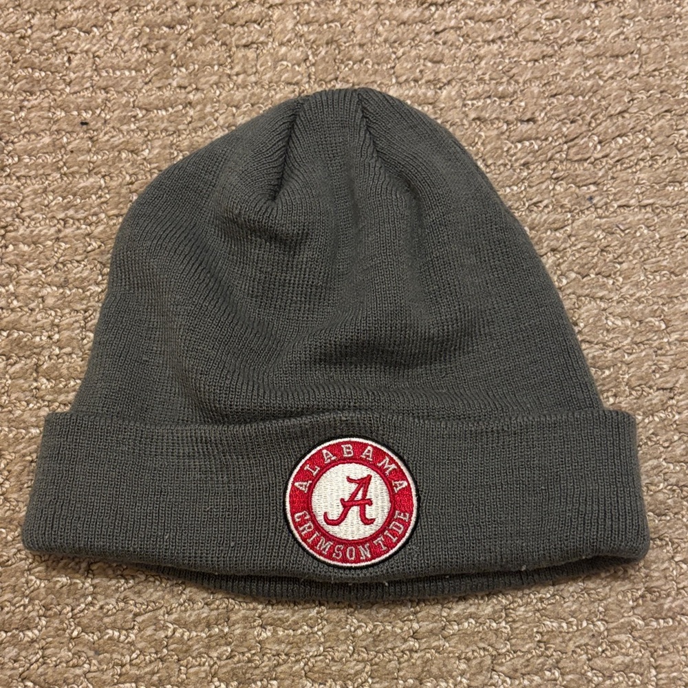 Gray Alabama Crimson Tide Beanie